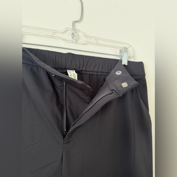 NWT Halara Flex™ Black Mid Rise Pocket Straight Leg Work Pants Womens Large - Picture 8 of 14
